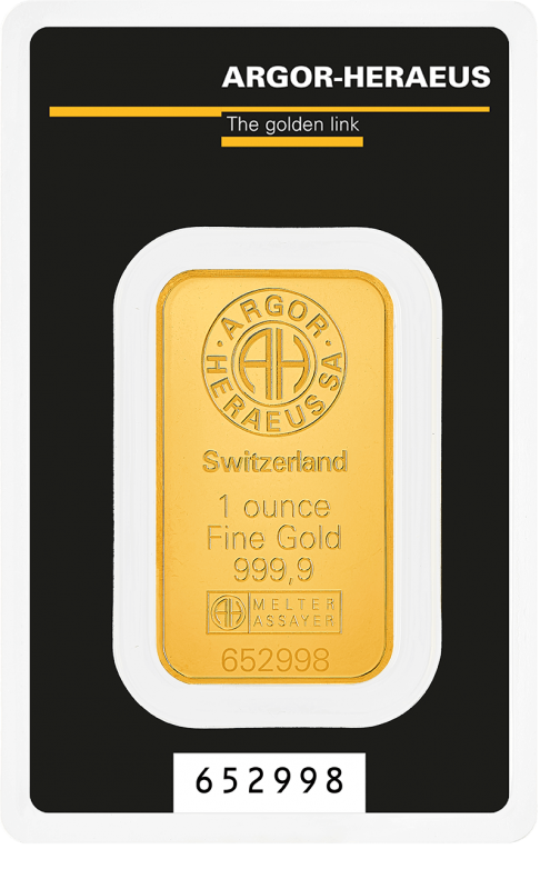 Sztabka 1 uncja Złota KINEBAR LBMA - obrazek 2