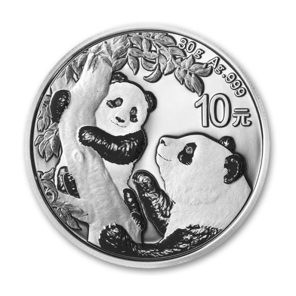 Chińska Panda 30 gram Srebra 2021