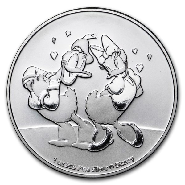 Niue Disney: Donald & Daisy Duck 1 uncja srebra 2021