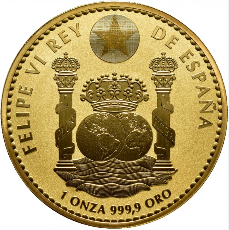 The Brown Bear 1 uncja Złota 2025 Proof Inverse - obrazek 2