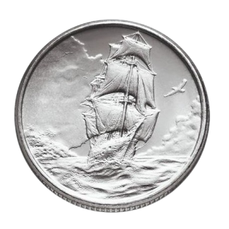 Ascension Island srebrna moneta 1 oz 2025