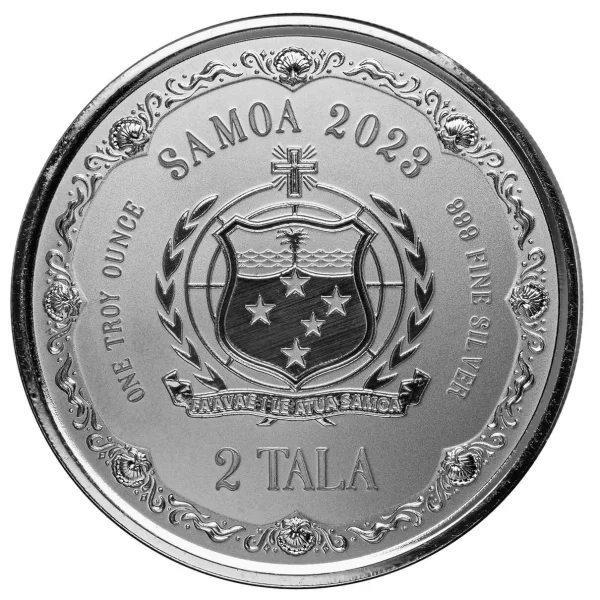 2023-Scottsdale-Mint-Samoa-Mermaid-Daughter-1-Troy-Ounce-999-Fine-Silver-Proof-Like-Coin-2