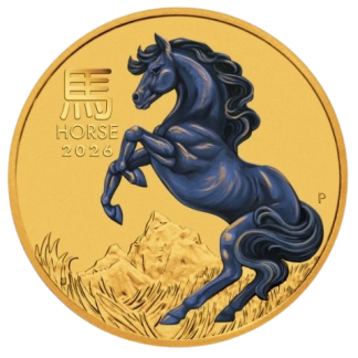 Lunar III Rok Konia 1/10 uncji złota kolorowany 2026