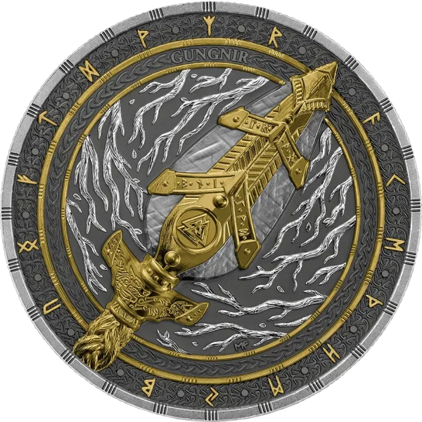 Artefacts: Gungnir 2 uncje srebra 2026 Ultra High Relief