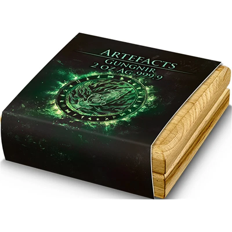 Artefacts: Gungnir 2 uncje srebra 2026 Ultra High Relief - obrazek 5