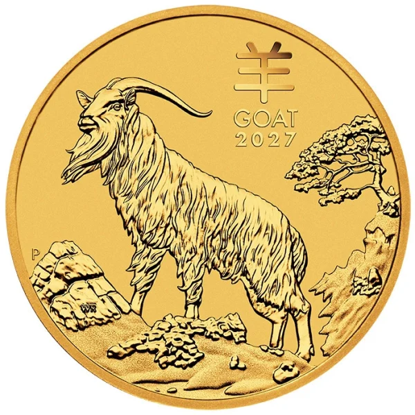 Lunar III Rok Kozy 1/10 uncji Złota 2027