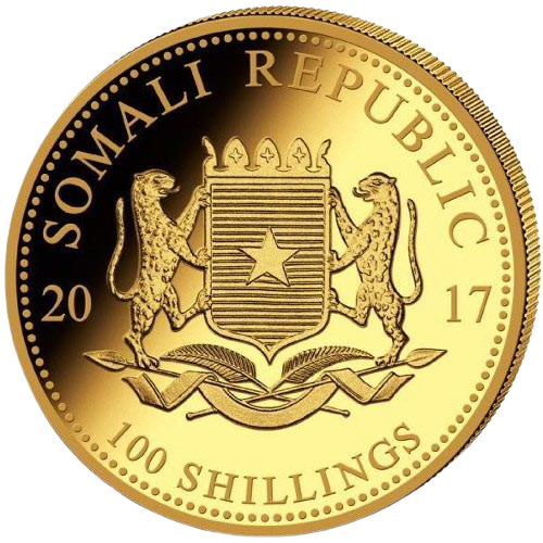 african wildlife elephant 1/10 oz au 2017