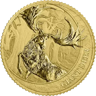 Megafauna Giant Deer 1/10 uncji złota 2026