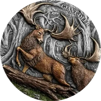 Megafauna Giant Deer 2 uncje srebra Ultra High Relief 2026
