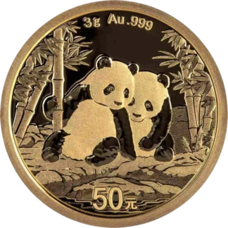 Chińska Panda 3g złota 2026